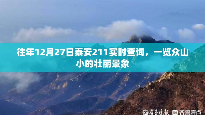 泰安211实时查询，壮丽景象一览众山小
